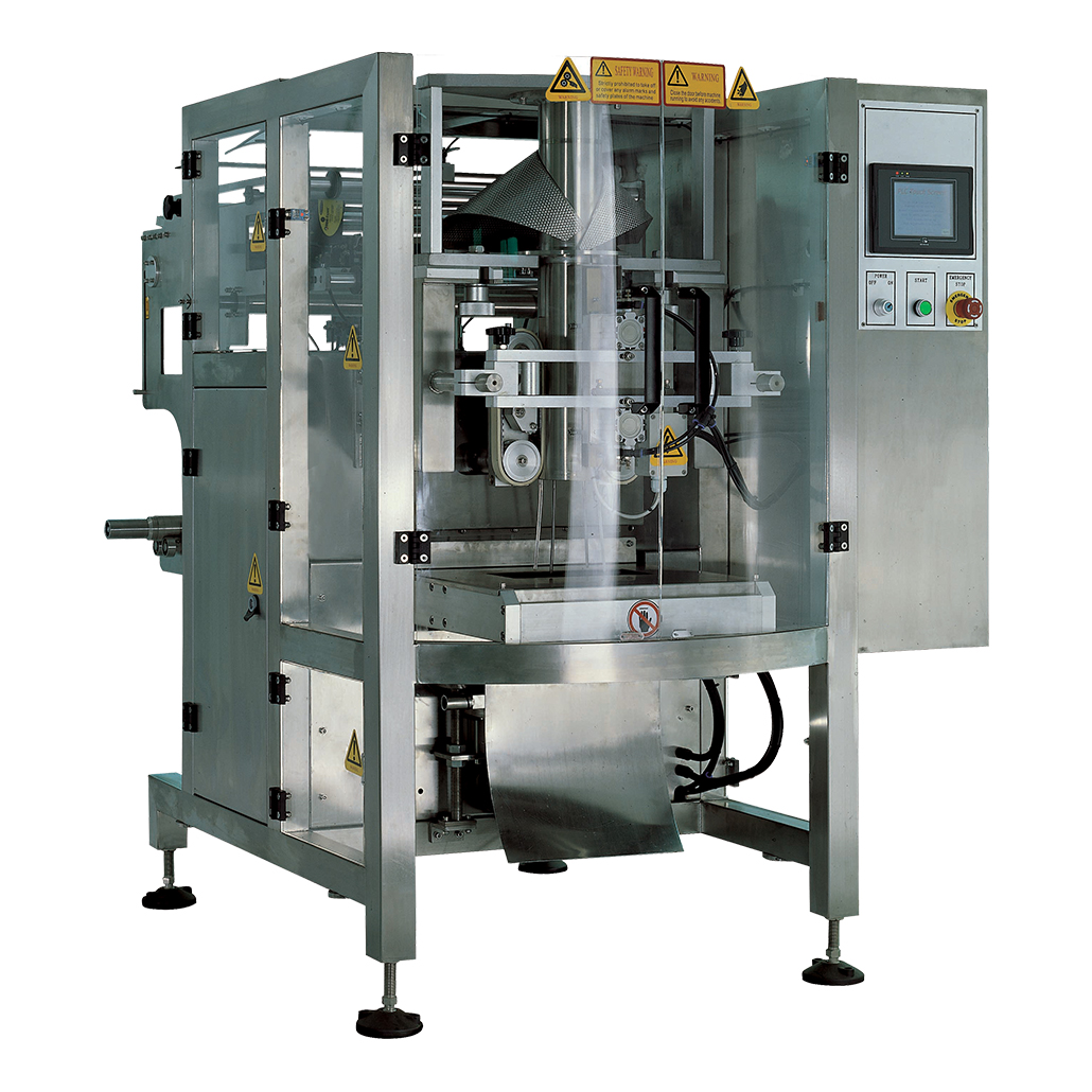 Vertical Form Fill Seal Machine Scales Labels Packaging Food 
